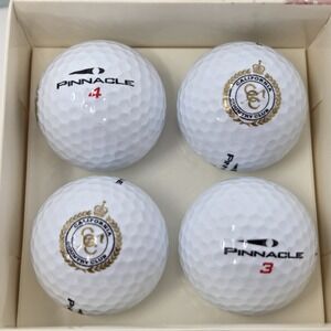 Pinnacle Logo Golf Balls Lot of 4 California Country Club Collectible NEW